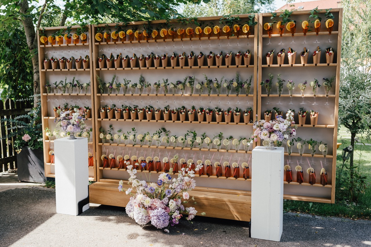 Hochzeit sektwall preuner wirt hochzeit
